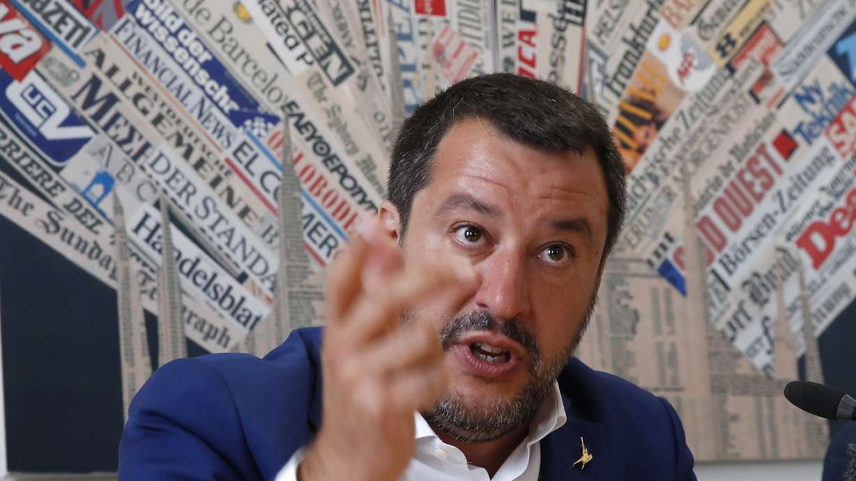 Italy's Salvini snubs far-right label for nationalist allies