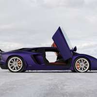 Stradman makes purple Lamborghini his own