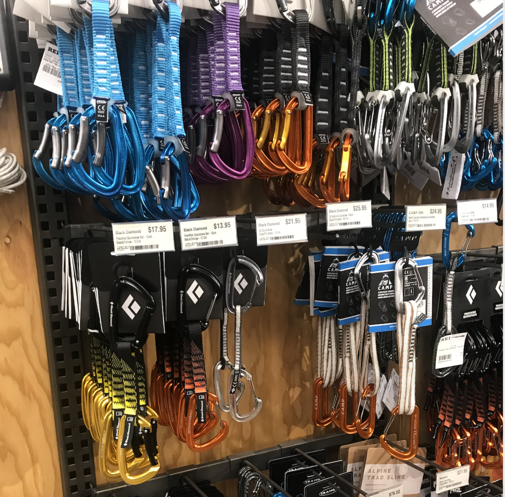 Rock climbing quickdraws; Cara MacDonald, KSL.com