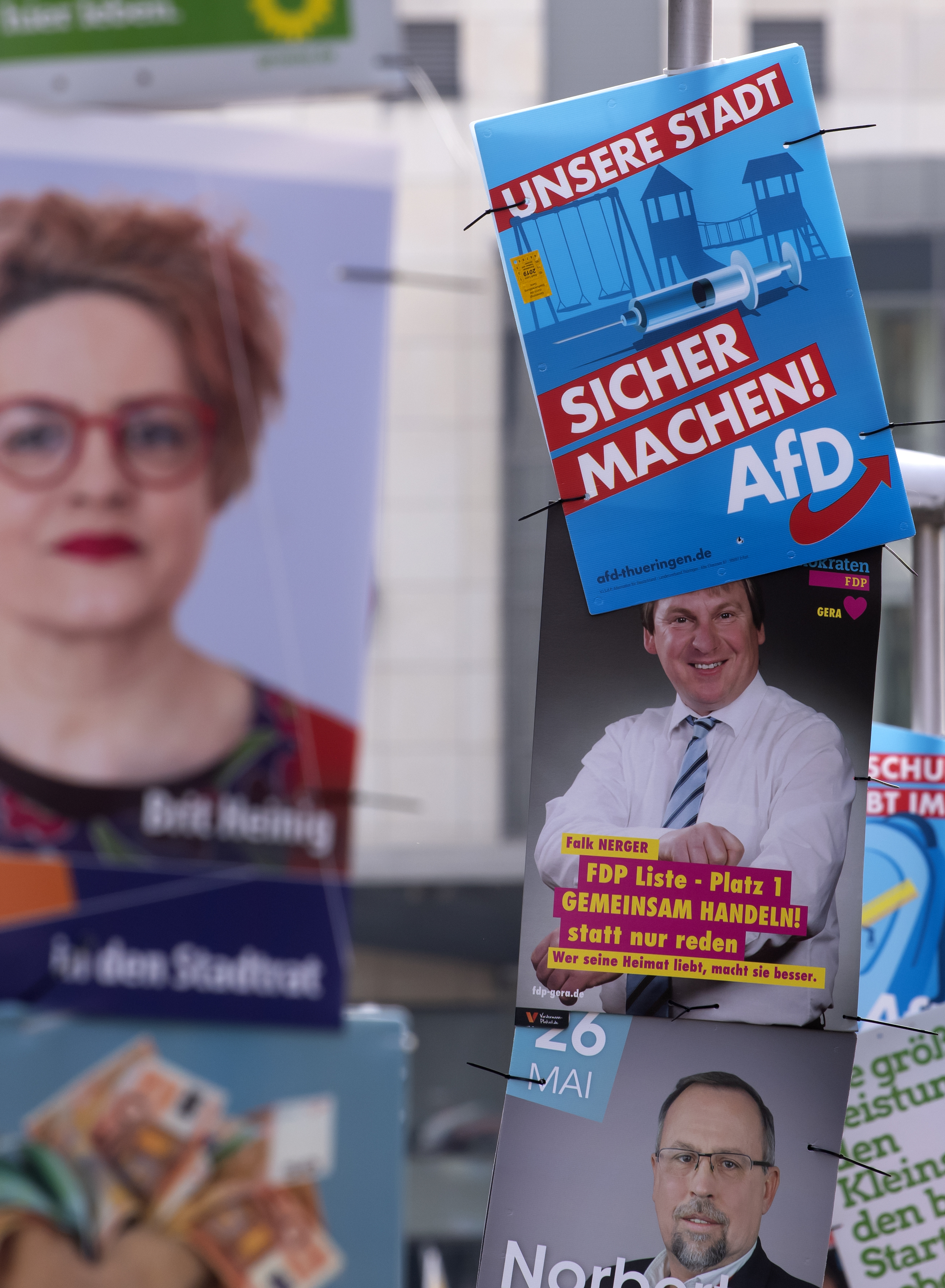German far-right rules digital campaign for Europe election
