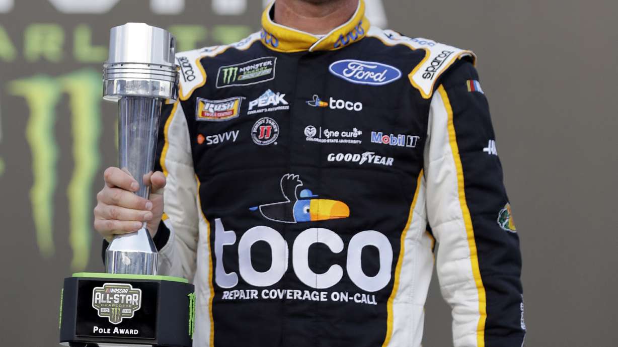 Larson takes first NASCAR All-Star victory with Harvick push