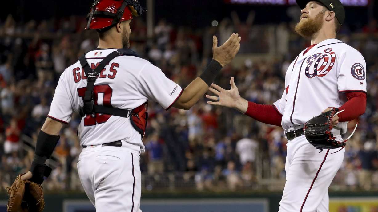 Maddon protests loss vs. Nats over Doolittle's delivery