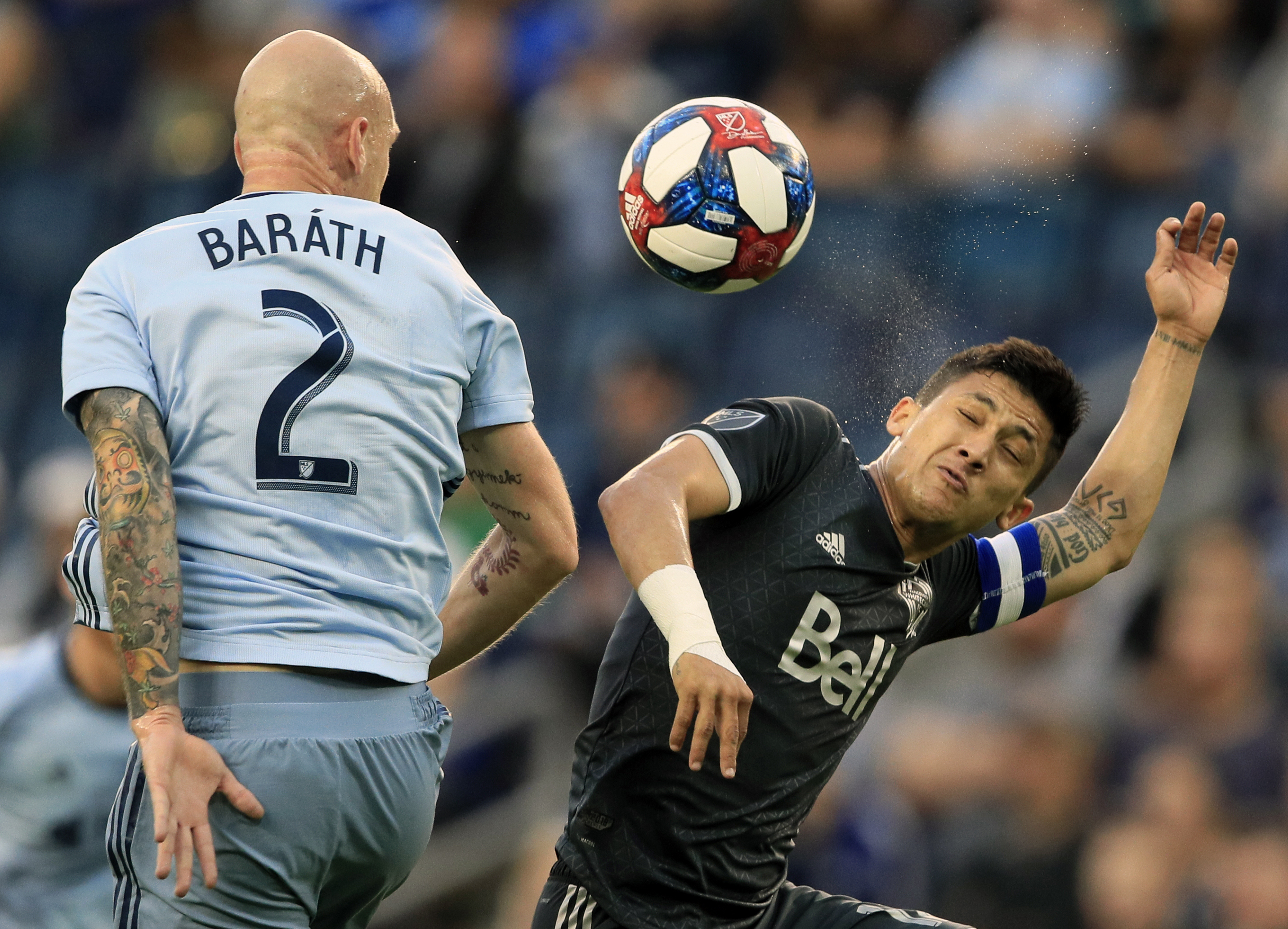 Cornelius' late goal lifts Whitecaps to 1-1 draw against SKC