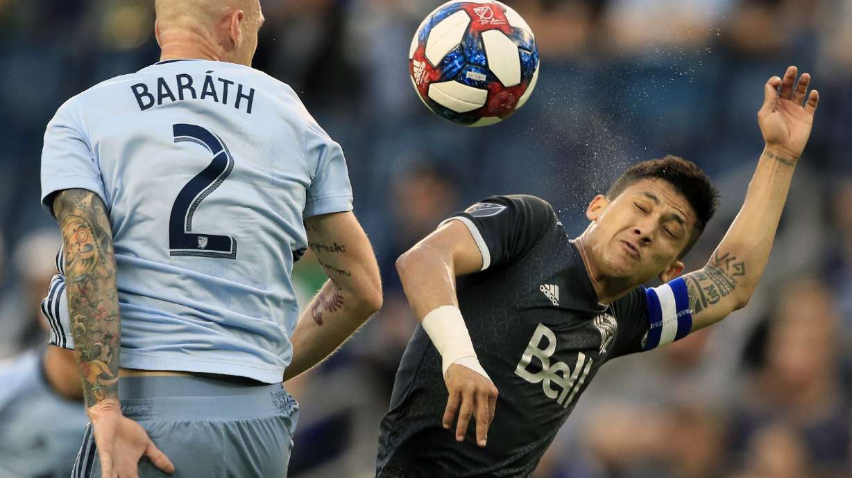Cornelius' late goal lifts Whitecaps to 1-1 draw against SKC