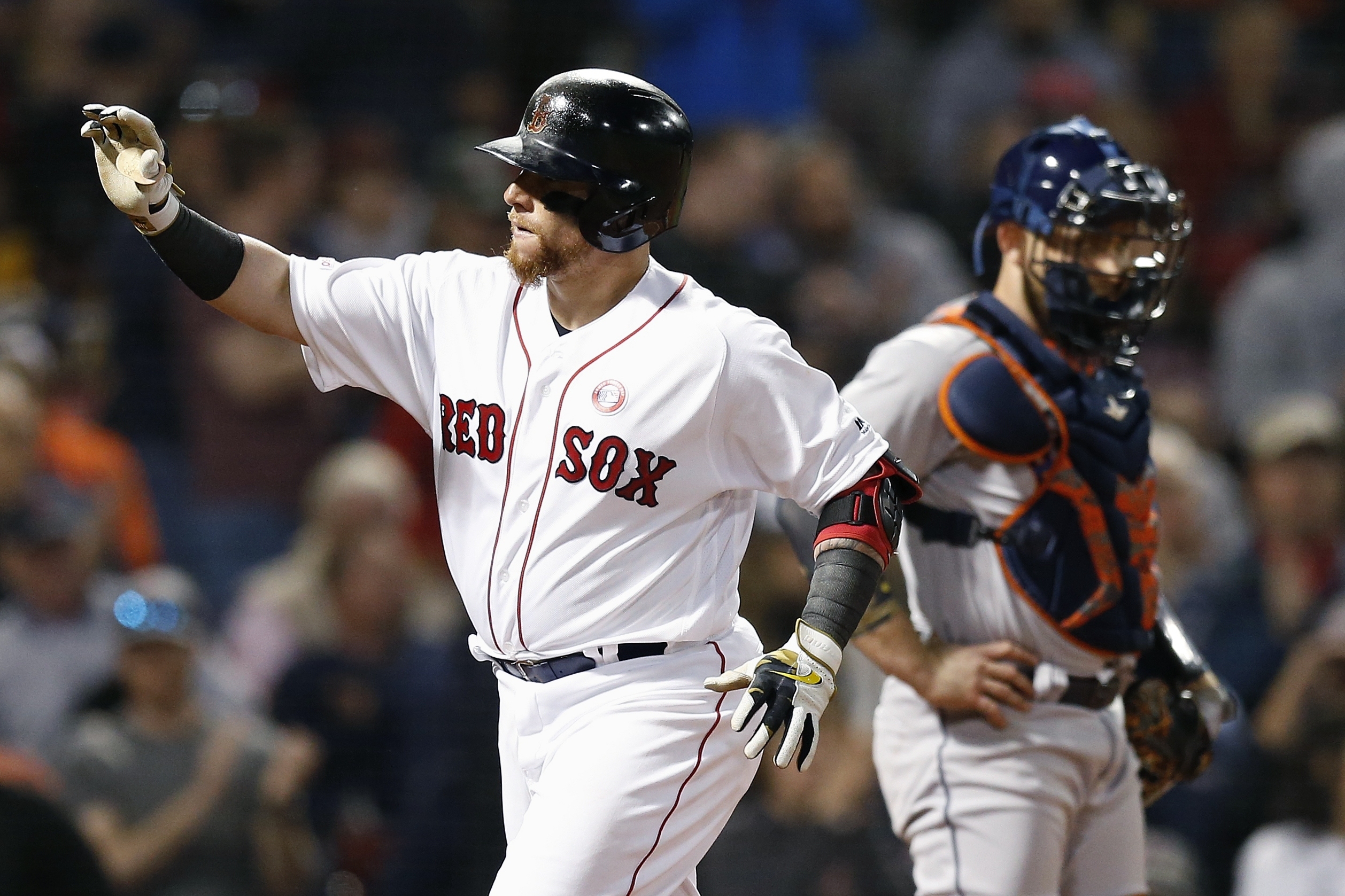 Astros start fast; beat Red Sox 7-3 for 10th straight win