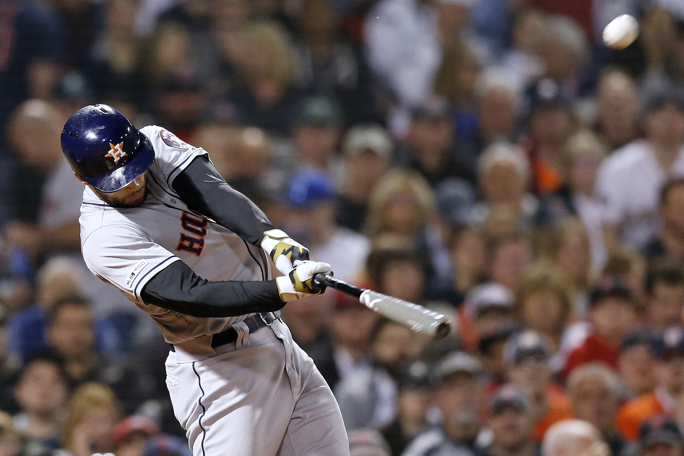 Astros OF Springer leaves game with lower back stiffness