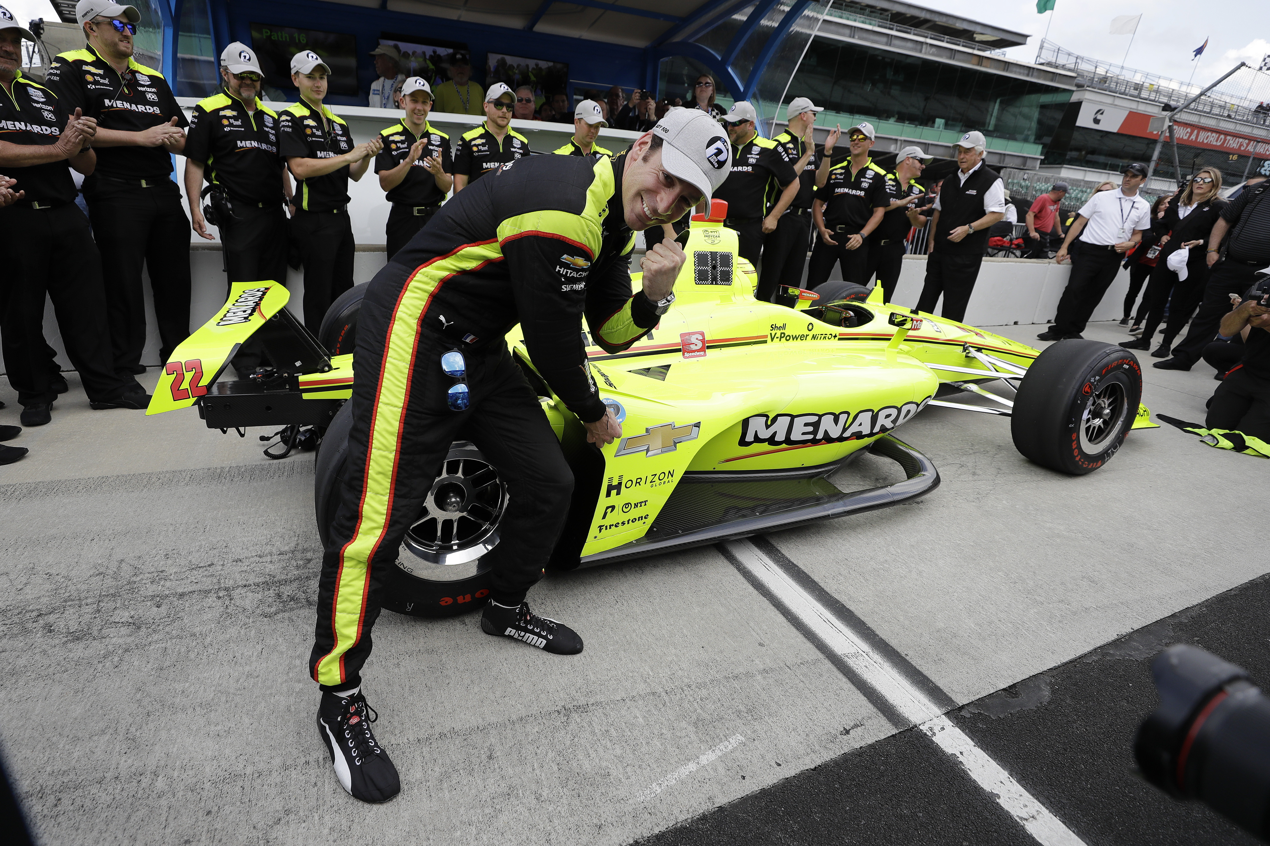 Pagenaud takes 1st Indianapolis 500 pole with impressive run