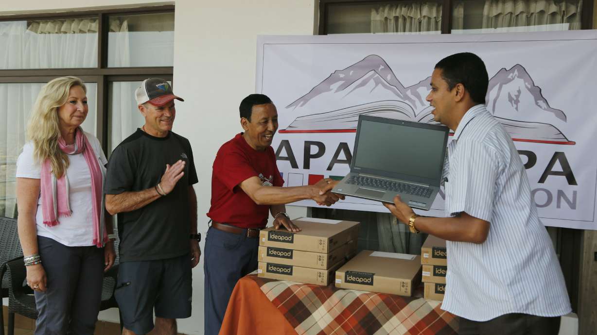 Famed Sherpa climber living in Utah helps Nepal kids reach greater heights