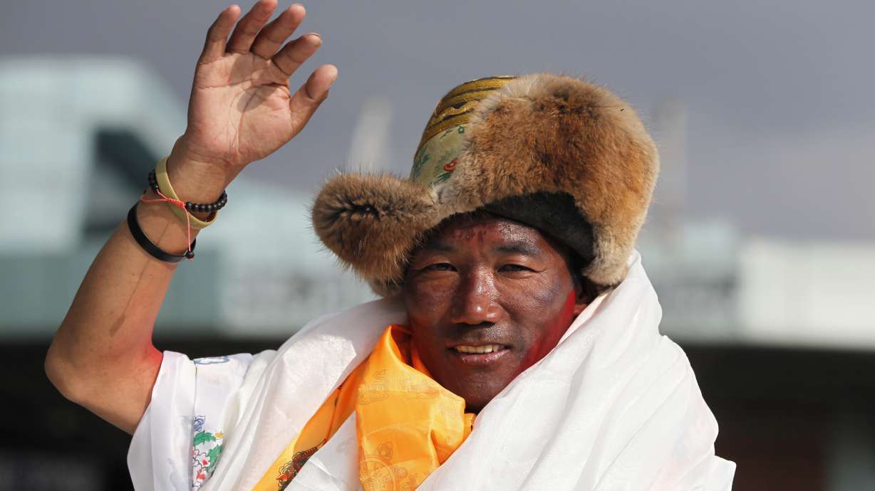 Sherpa guide climbs Everest 24th time, outdoing own record