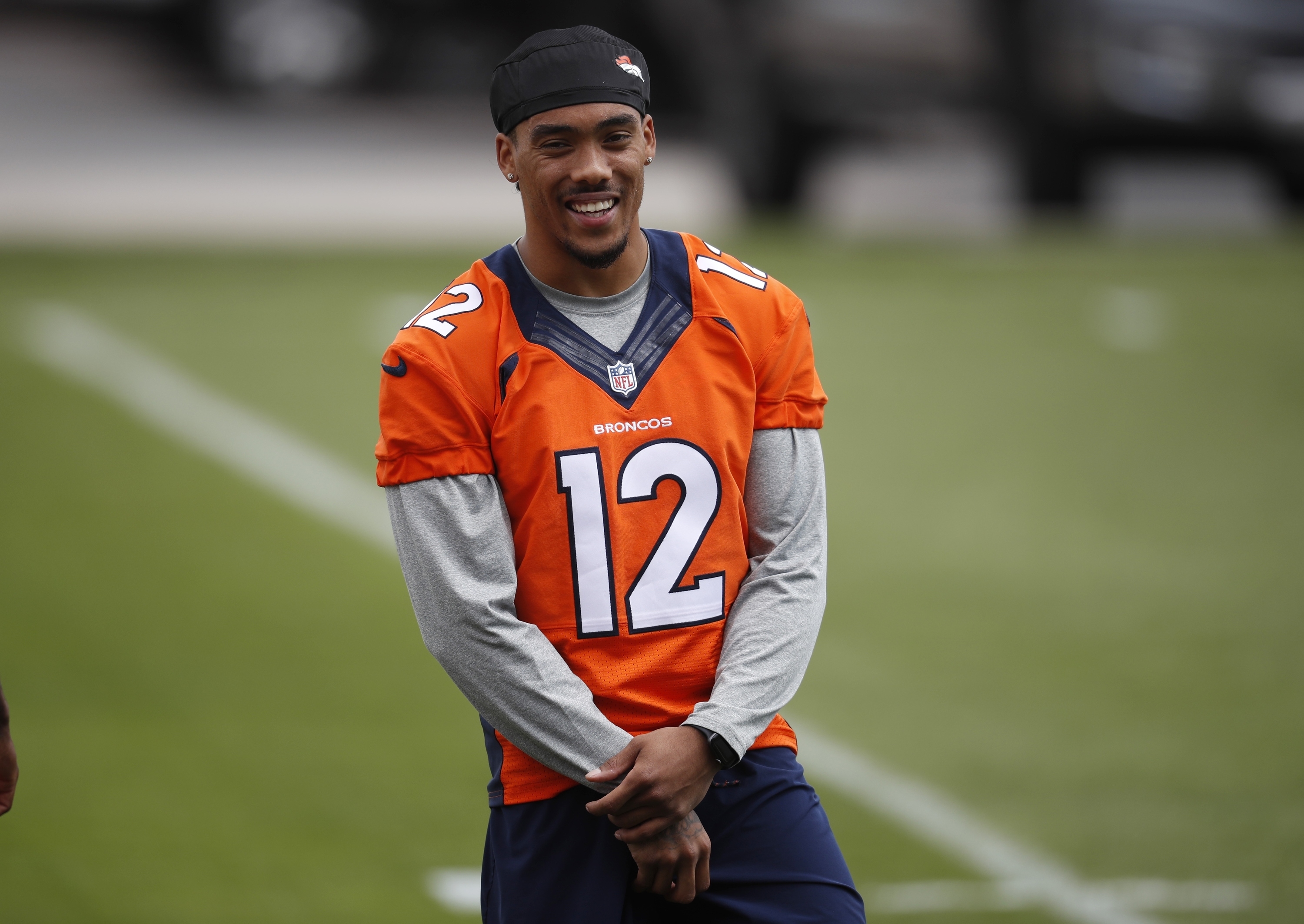 Catching on: Langley switches from cornerback to receiver