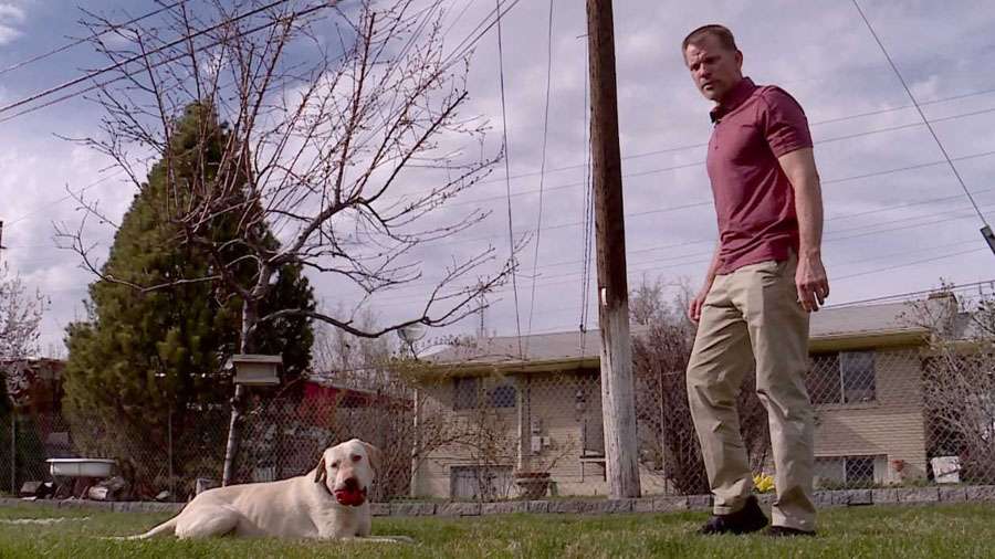 John Mulder and Lynx. Photo: KSL TV