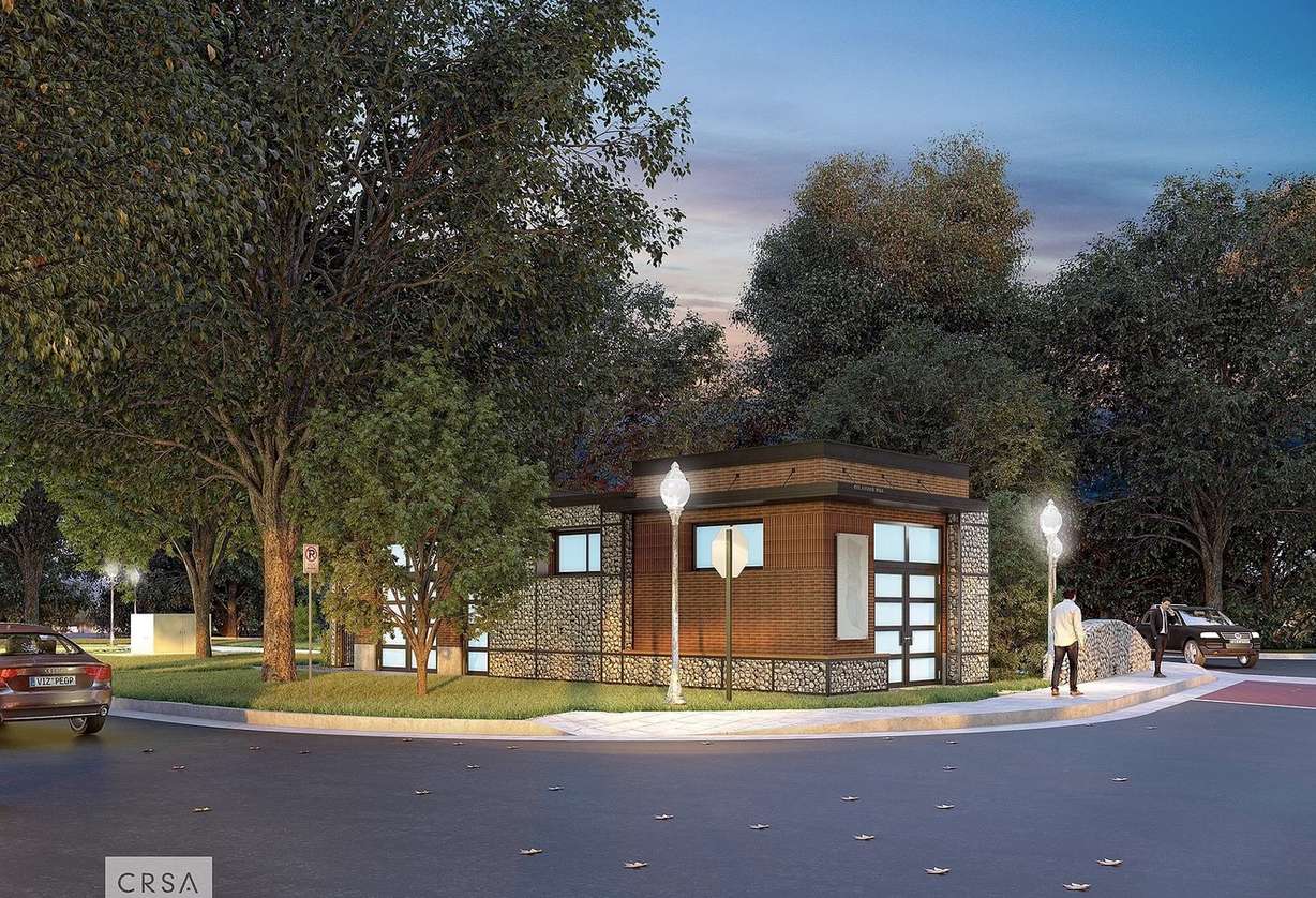 Architectural renderings by CRSA Architecture for the 4th Avenue well project as of May 7, 2019. According to designs, the building demotions are 45-feet long, 16-feet wide and 14-feet high. (Photo: Salt Lake City Public Utilities)