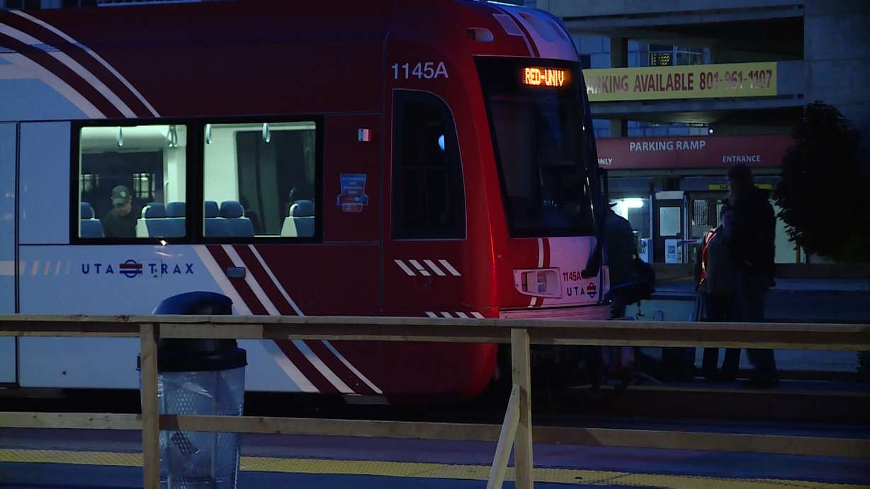 The Utah Transit Authority’s monthlong project to replace old TRAX parts on downtown Salt Lake’s Main Street is now entering its second phase on Tuesday, May 21, 2019. (Photo: John Perry, KSL TV)