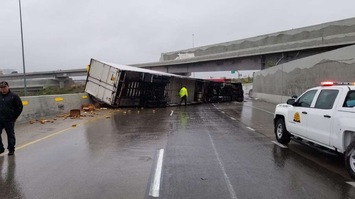 Eastbound I-80 ramp to southbound I-15 reopened after closure due to crash