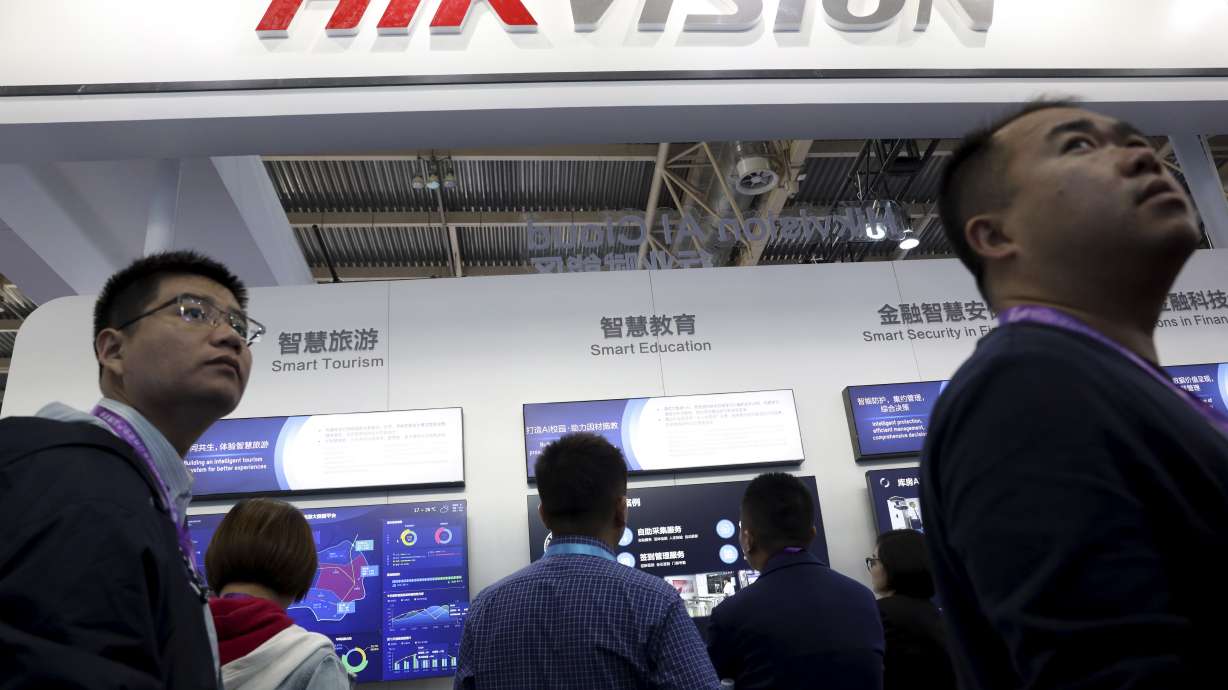 The Latest: China's Hikvision serious over US curbs on sales