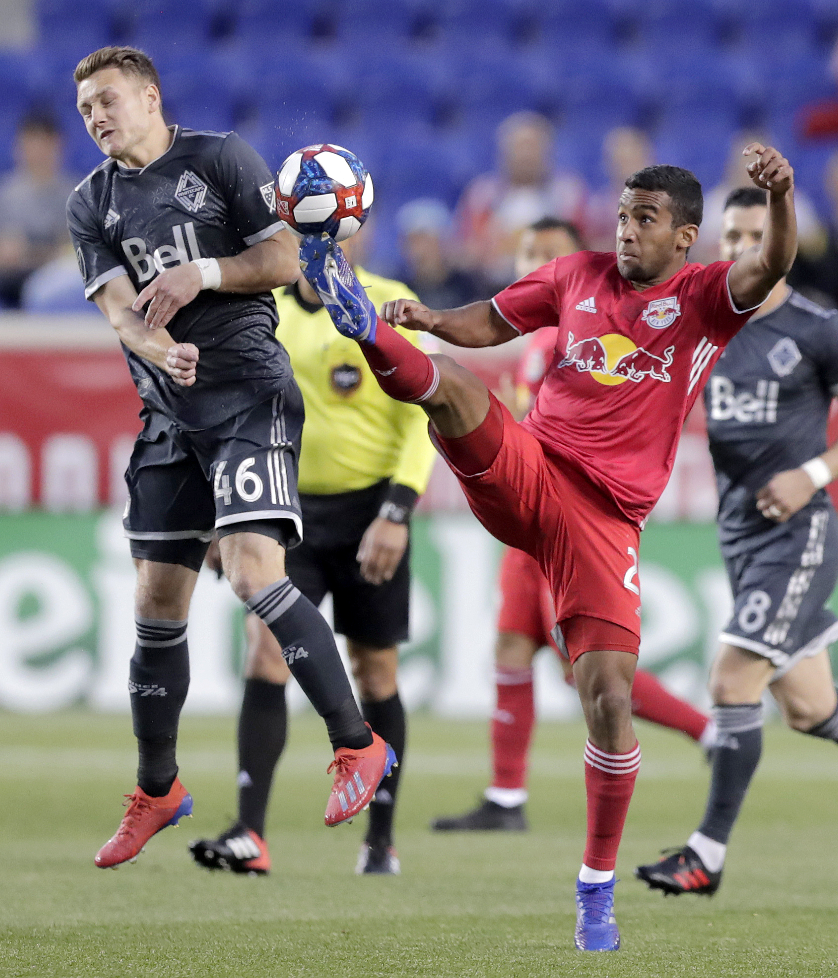 Montero scores on penalty kick, Whitecaps tie Red Bulls 2-2