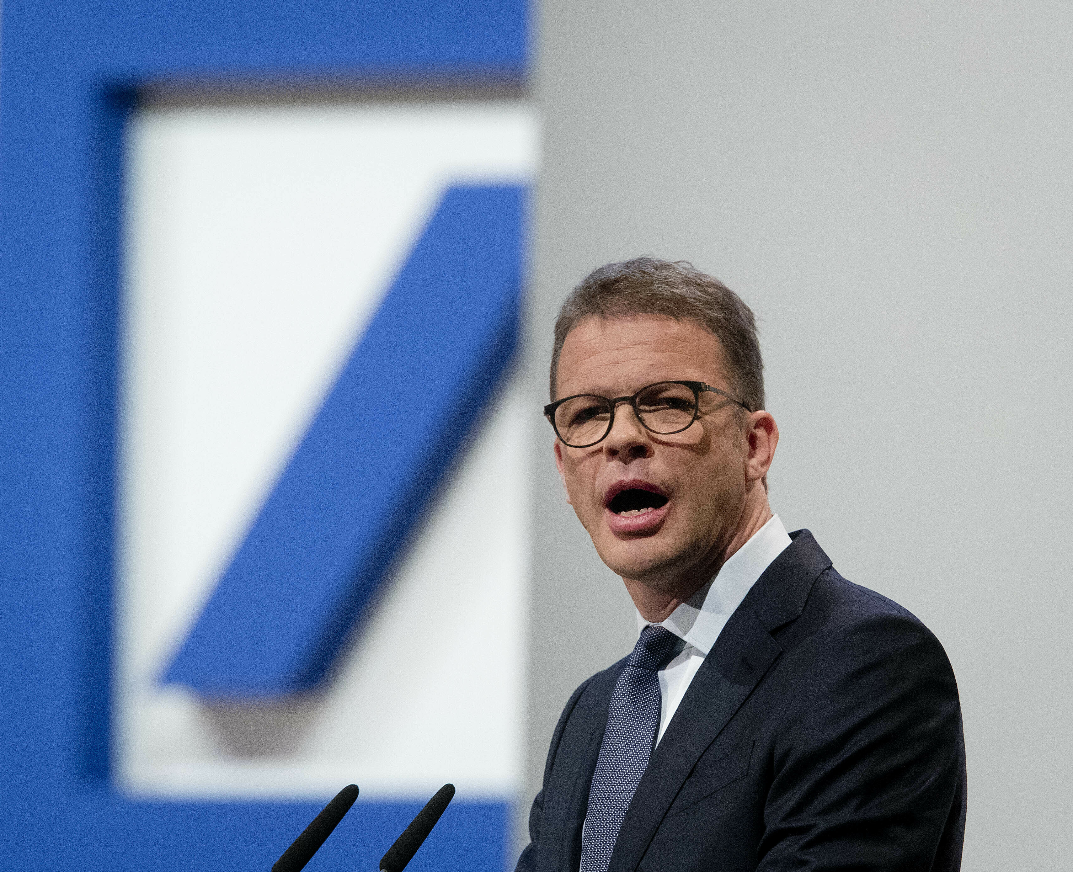 Deutsche Bank ready for 'tough cuts' as share price sags