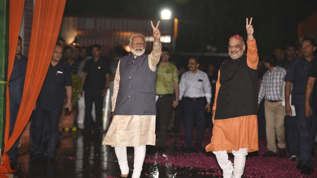 India's Modi paints image of Hindu ascetic called to power