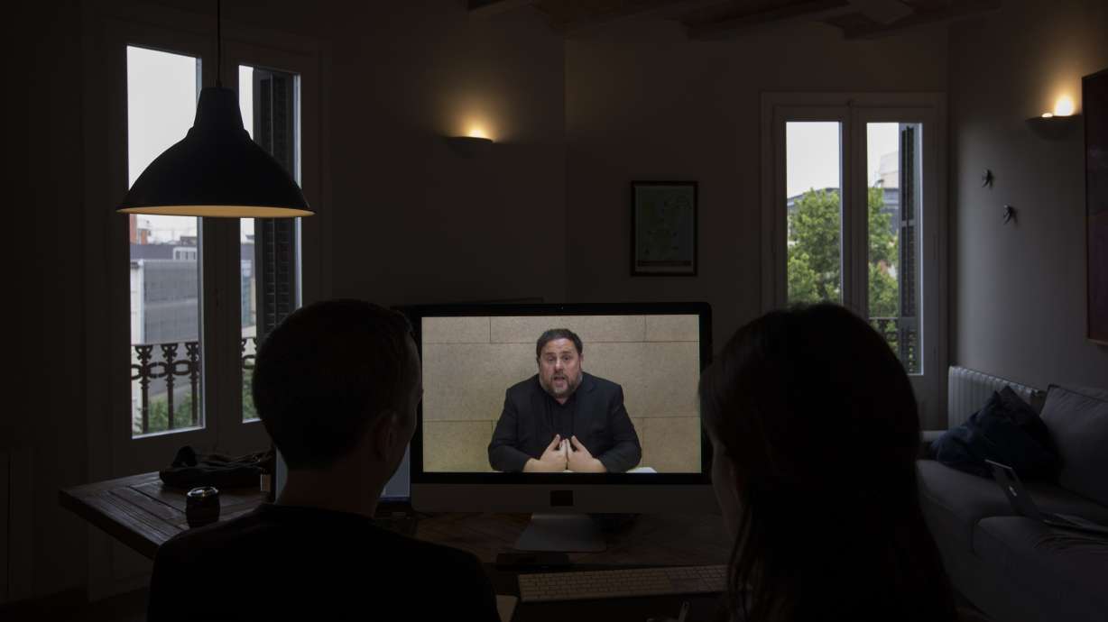 AP Interview: Catalan separatist vows EU parliament fight