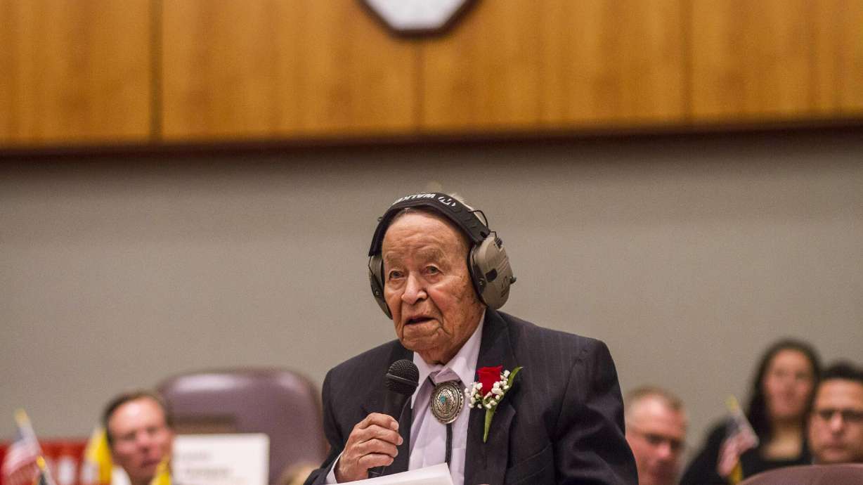 The Latest: Navajo leaders mourn death of state senator