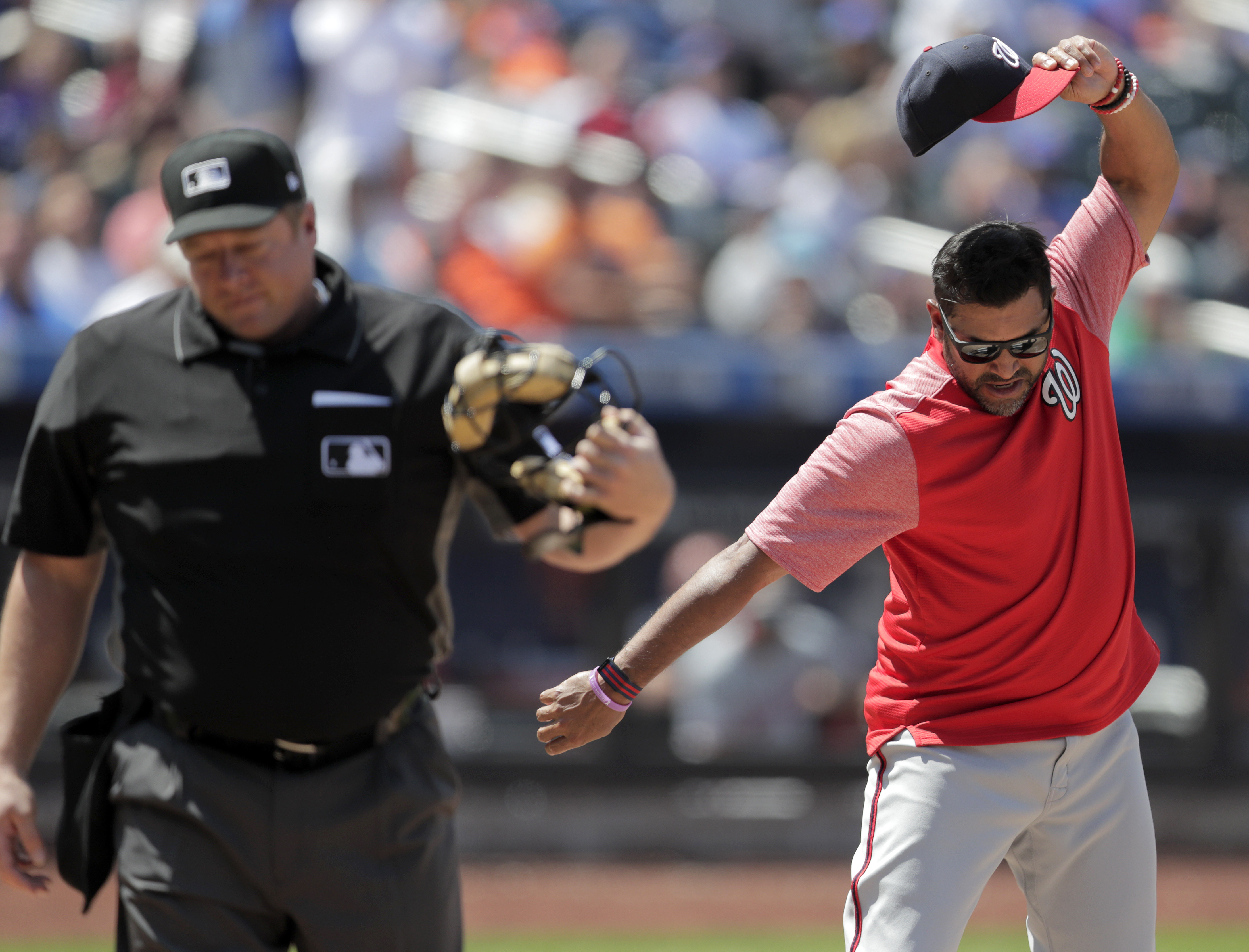 Nats GM says manager Martinez safe for now despite struggles
