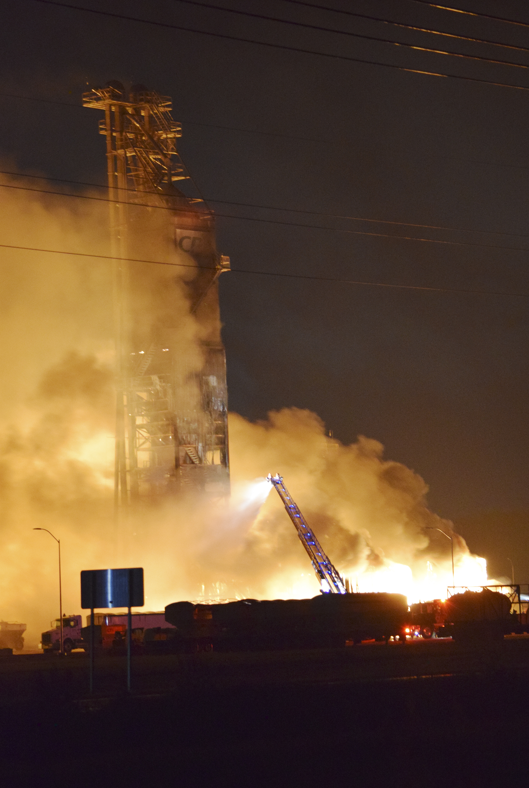 The Latest: Fire marshal says lightning caused massive fire