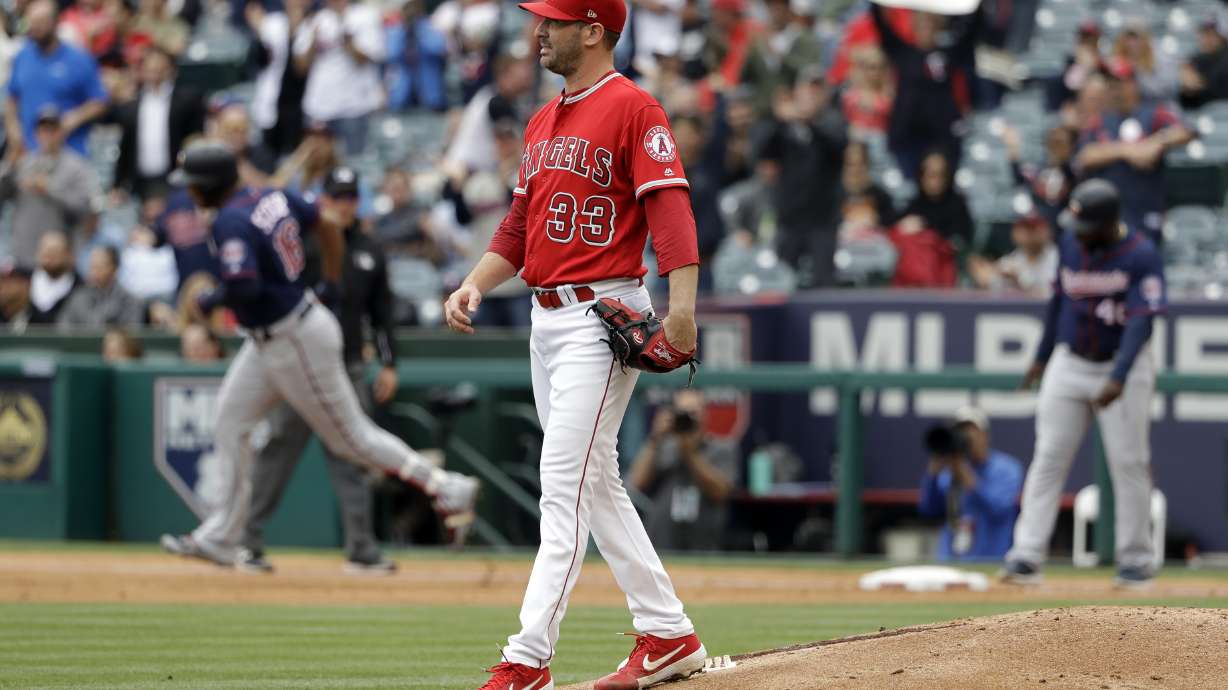 Angels place Harvey on 10-day IL following rough outing