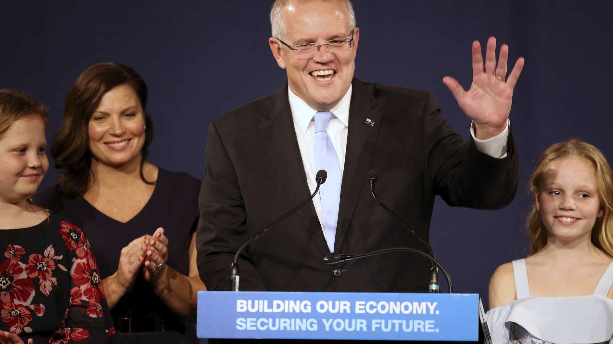Australia's newly reelected prime minister names Cabinet