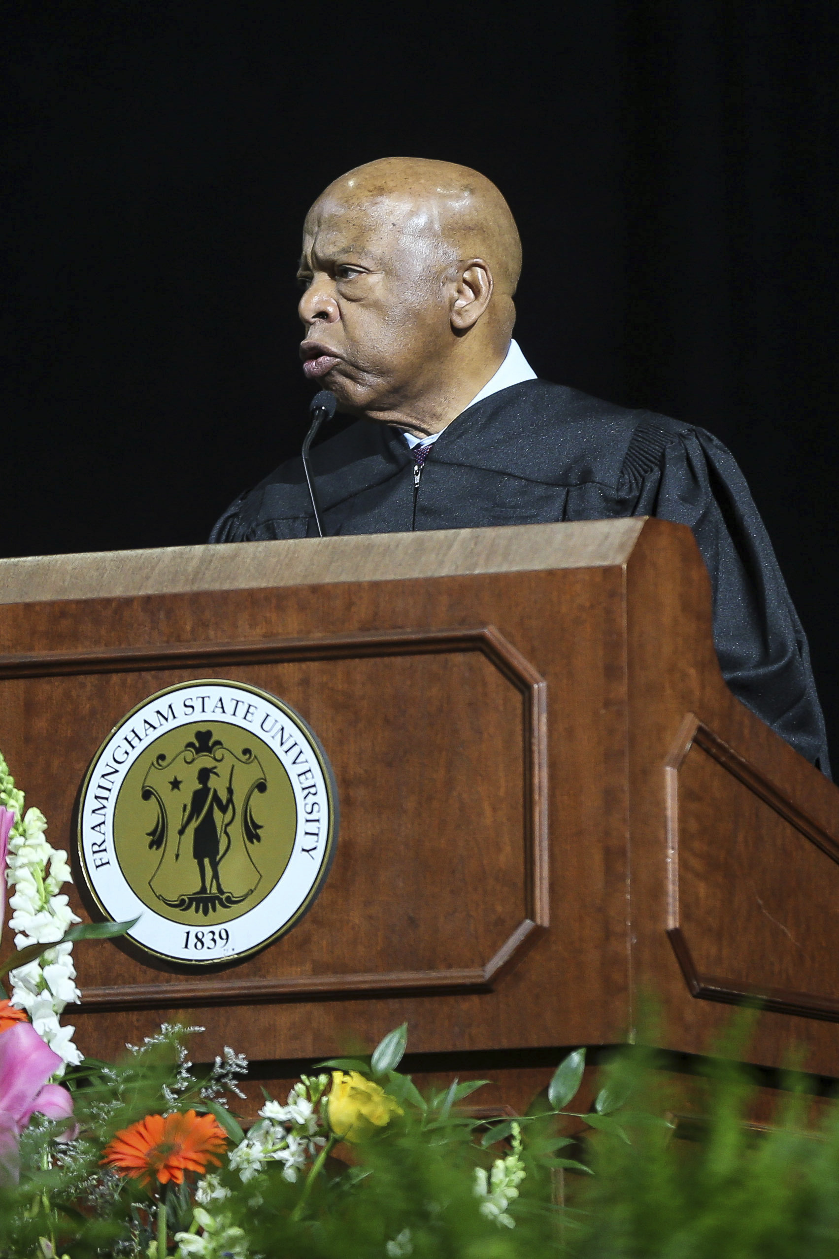 Rep. John Lewis tells graduates to 'get in trouble'