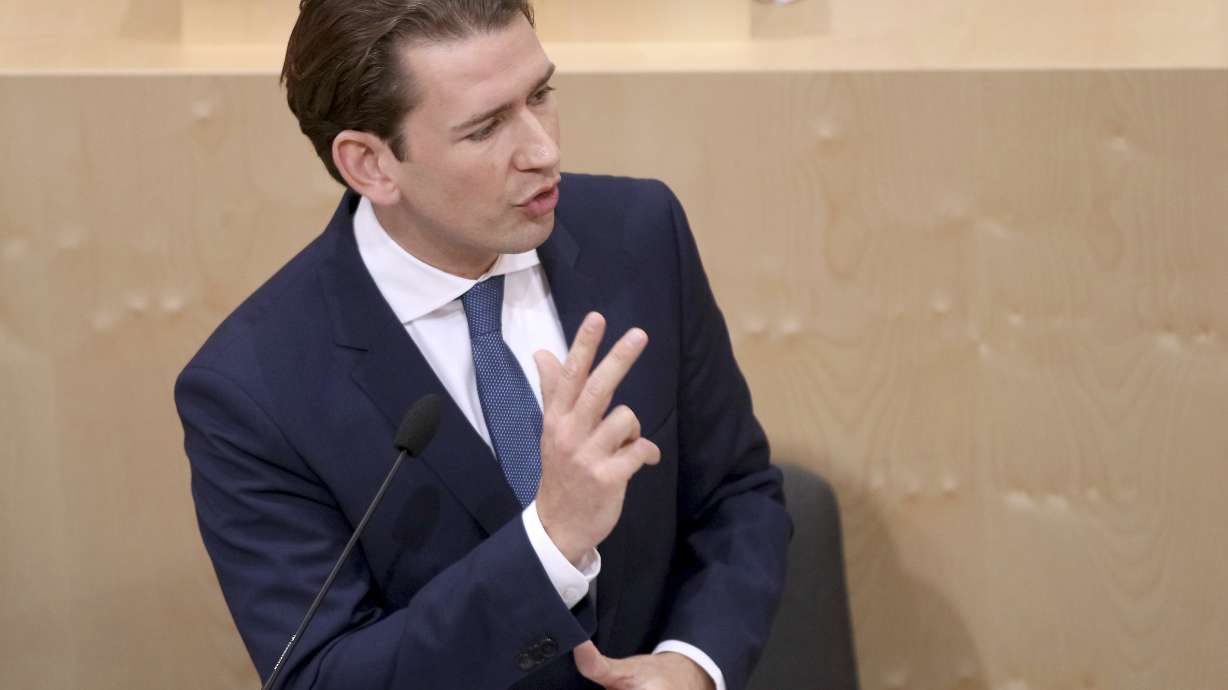 The Latest: Austria's Kurz looks forward to fall election