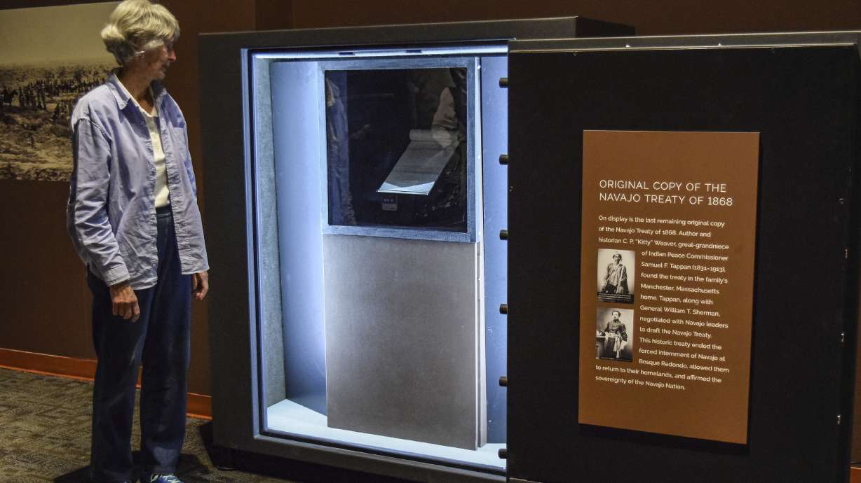 Original copy of treaty that ended Navajo imprisonment to be housed at tribe's museum