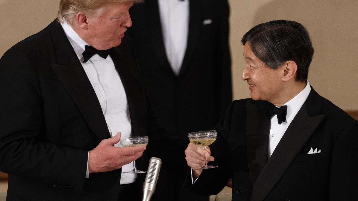 The Latest: Trump heads back to US after 4-day Japan visit