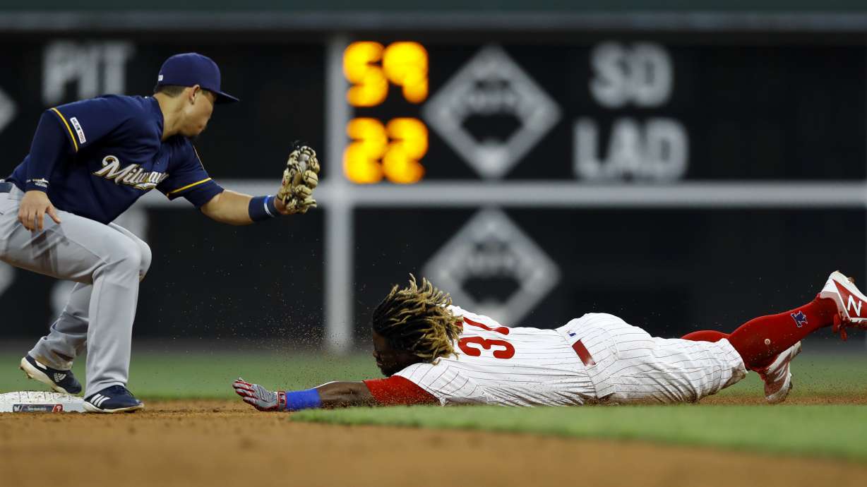 Phillies OF Herrera arrested in domestic case, put on leave