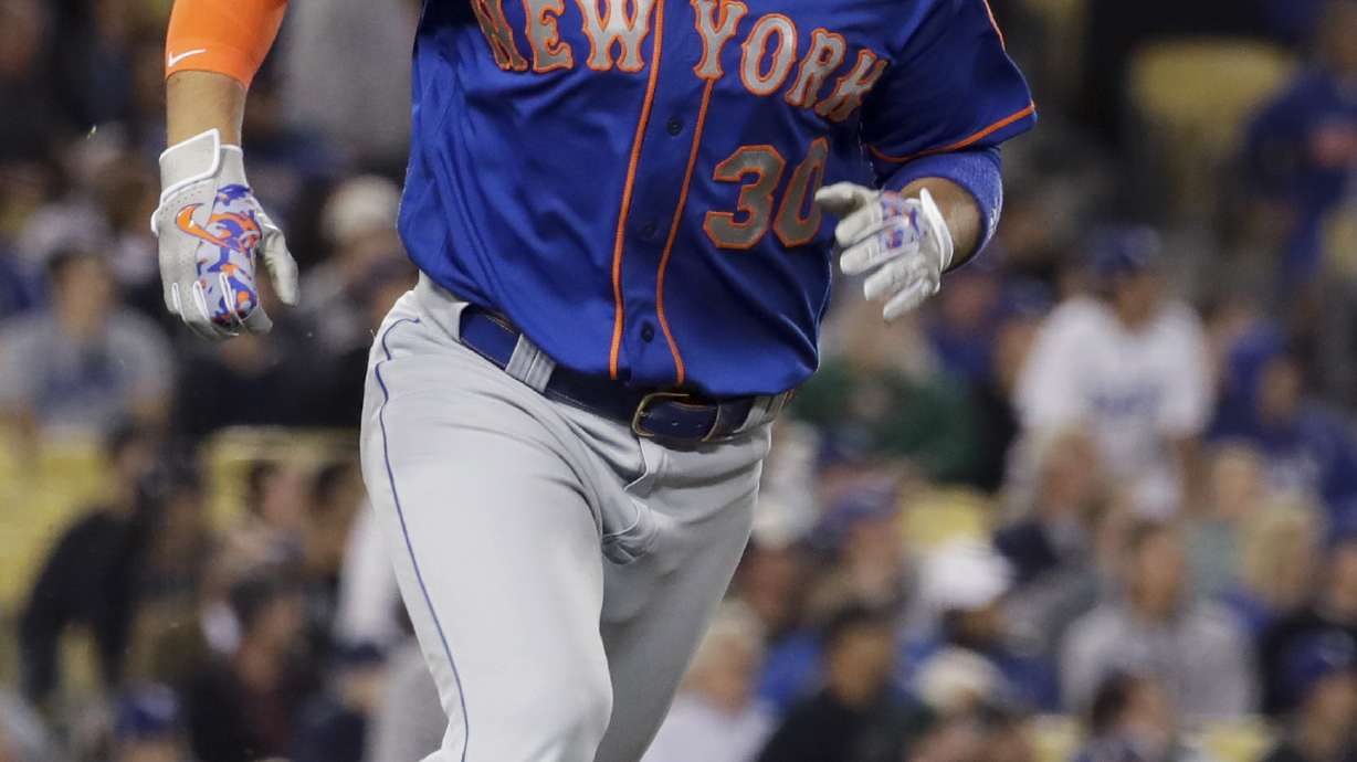 Conforto's grand slam sends Mets past Dodgers 7-3