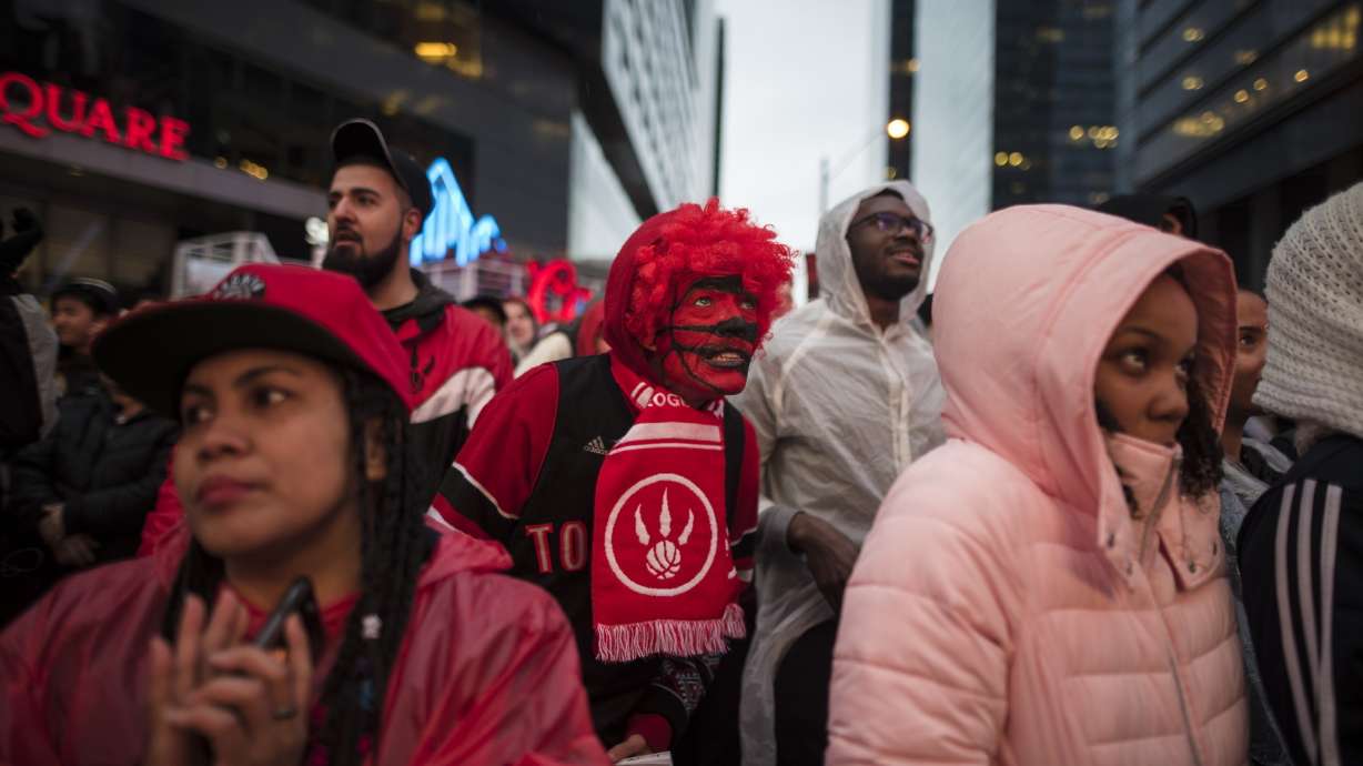 Toronto's Jurassic Park adds college vibe to NBA Finals