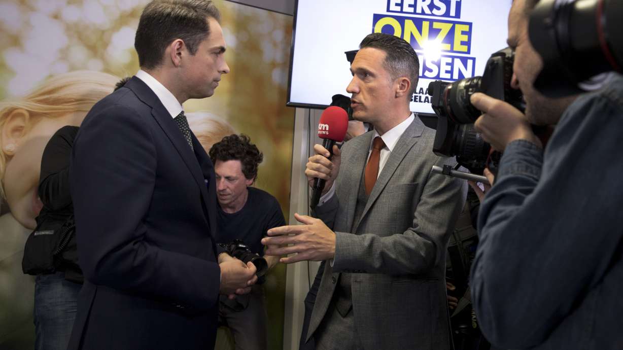 Belgian far-right leader in landmark audience with the king