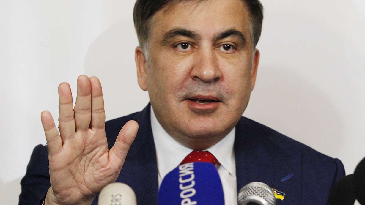 Georgia's ex-president back in Ukraine; citizenship restored