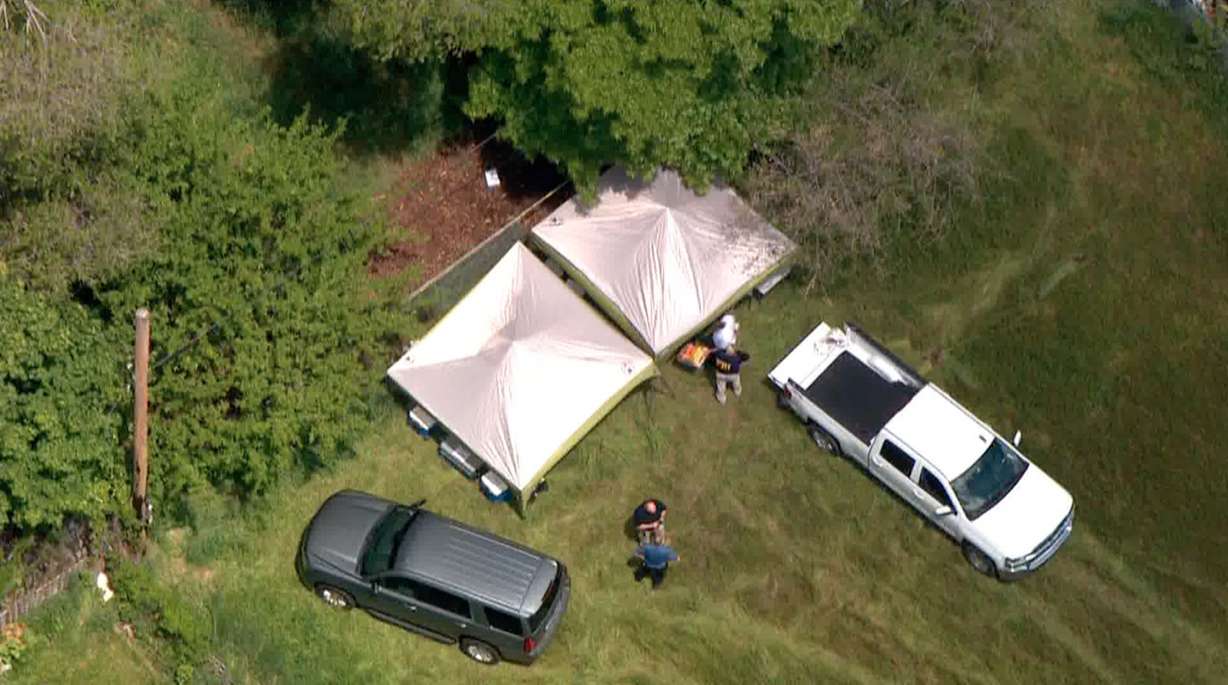 Police investigate a "very credible tip" involving a location on Center Street in Logan as they search for the body of missing 5-year-old Elizabeth Shelley on Wednesday, May 29, 2019. Earlier Wednesday, police charged Shelley's uncle, Alexander William Whipple, 21, with capital murder in the girl's presumed death. (Photo: John Wilson, KSL TV)