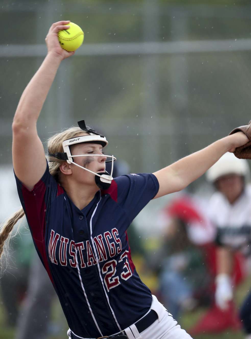 Herriman pitcher Libby Parkinson winds up during the 6A semifinal softball game between Herriman and Copper Hills at the SLCC softball field in Taylorsville on Wednesday, May 20, 2019. (Photo: Steve Griffin, KSL)