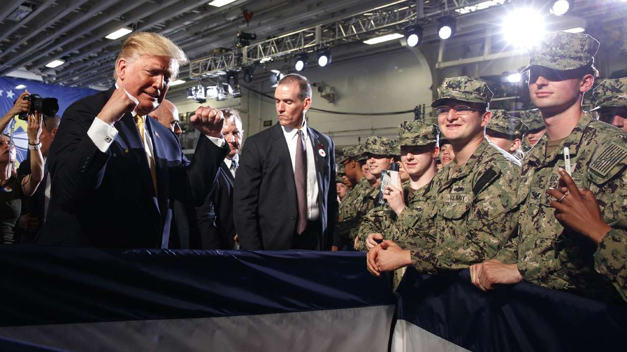 Report: WH wanted USS John McCain moved for Trump Japan trip