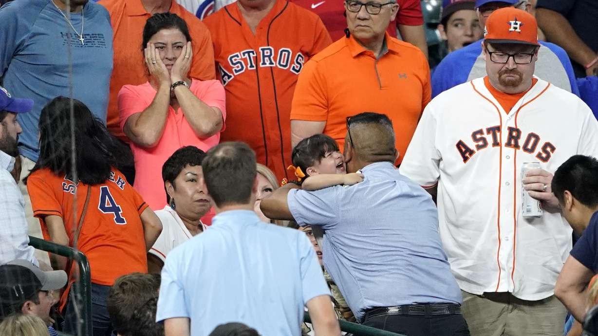 Child hit by line drive at Astros game, taken to hospital