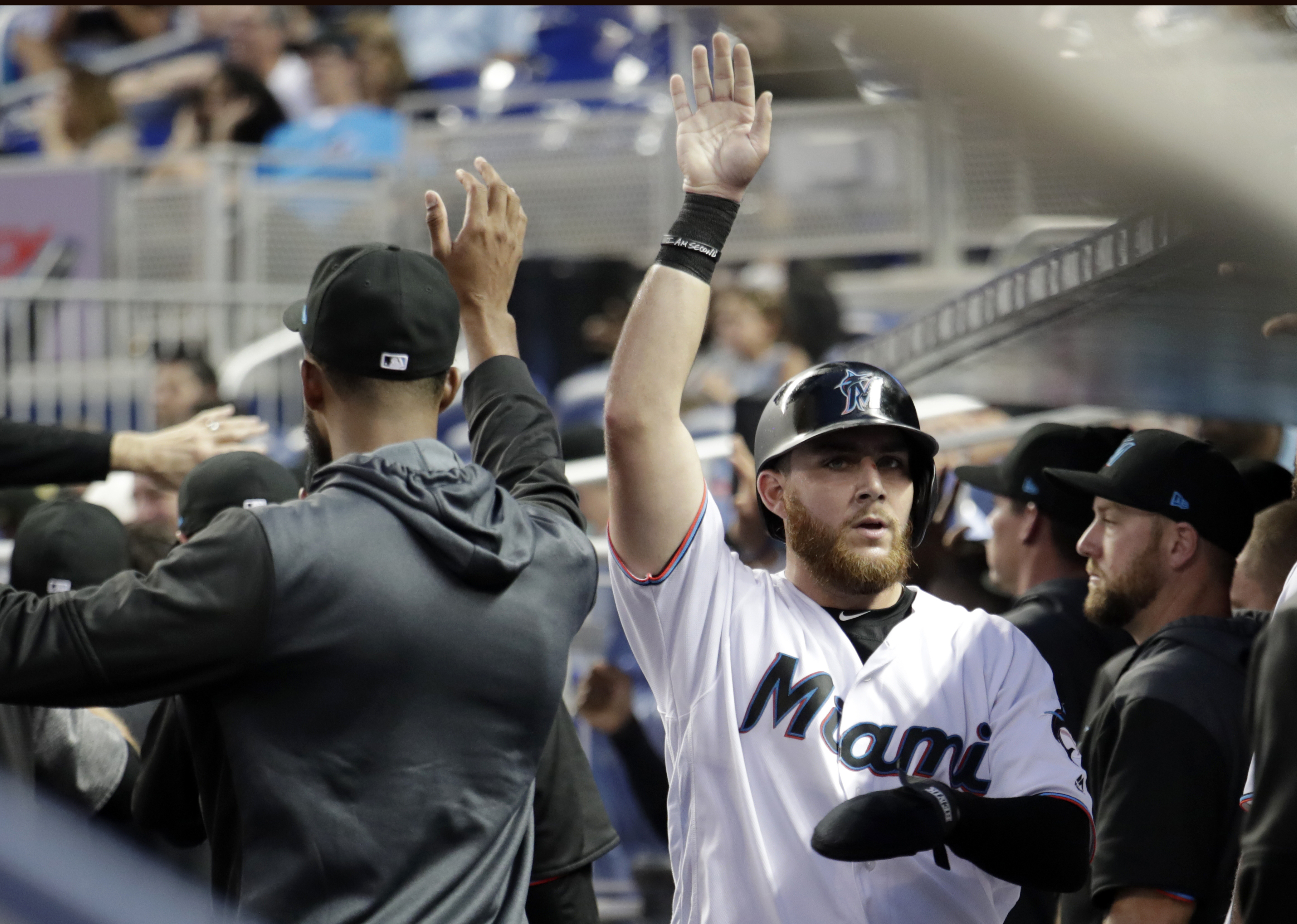 Alfaro has four hits, Marlins win 4-2