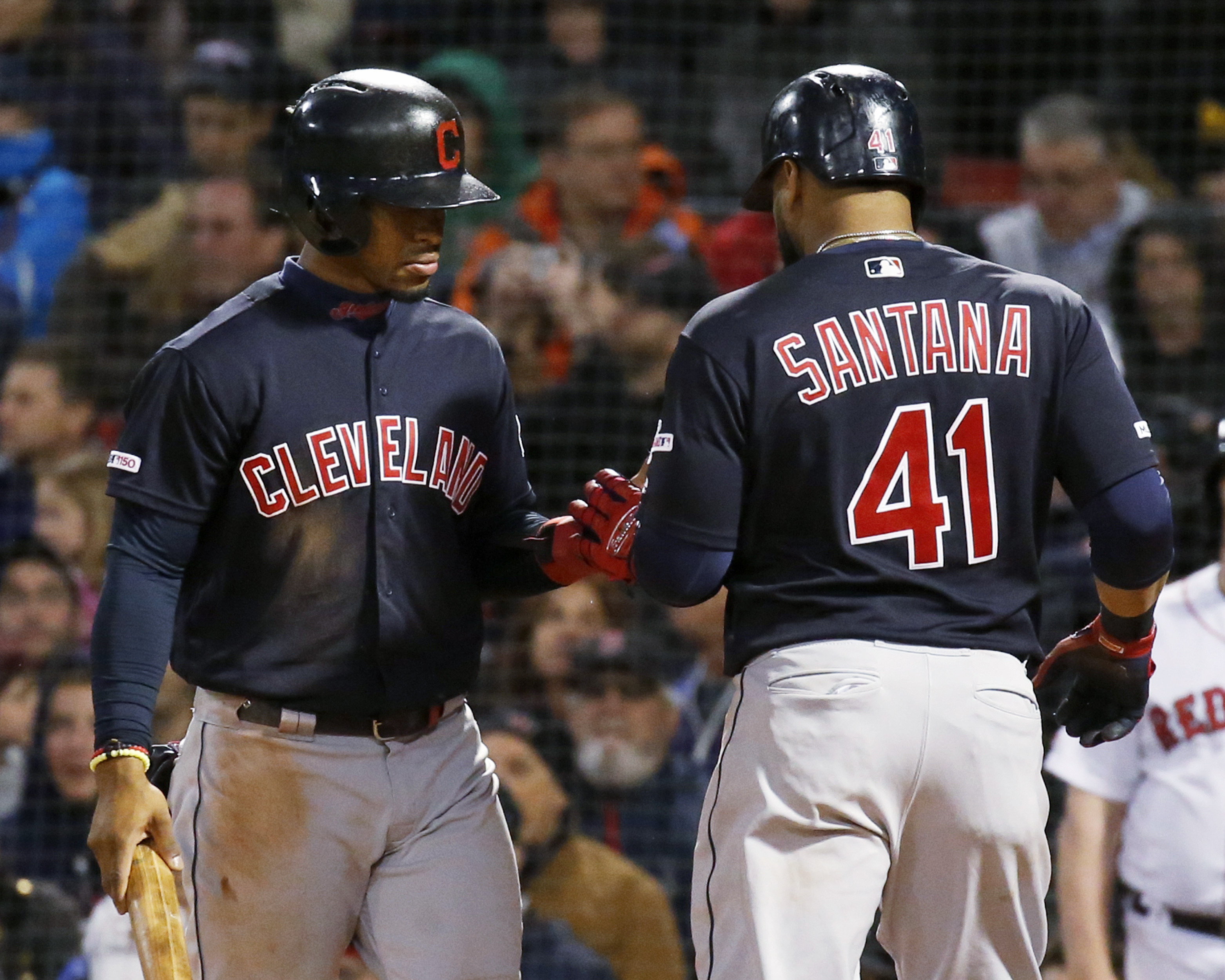 Indians get season-high 18 hits, beat Red Sox 14-9