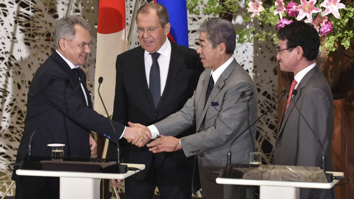Japan, Russia accuse each other of military buildups