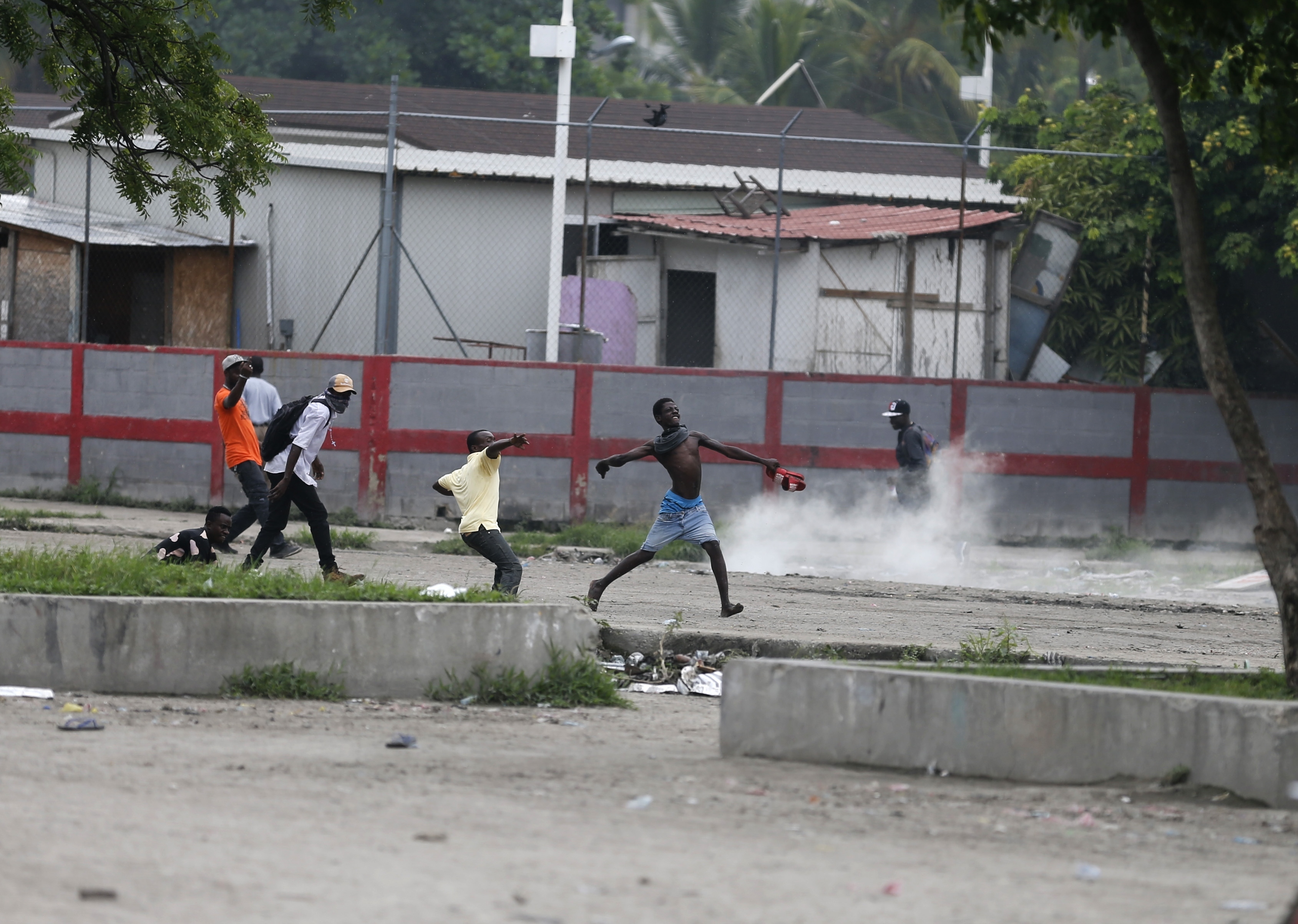 Opposition senators in Haiti trash Parliament office