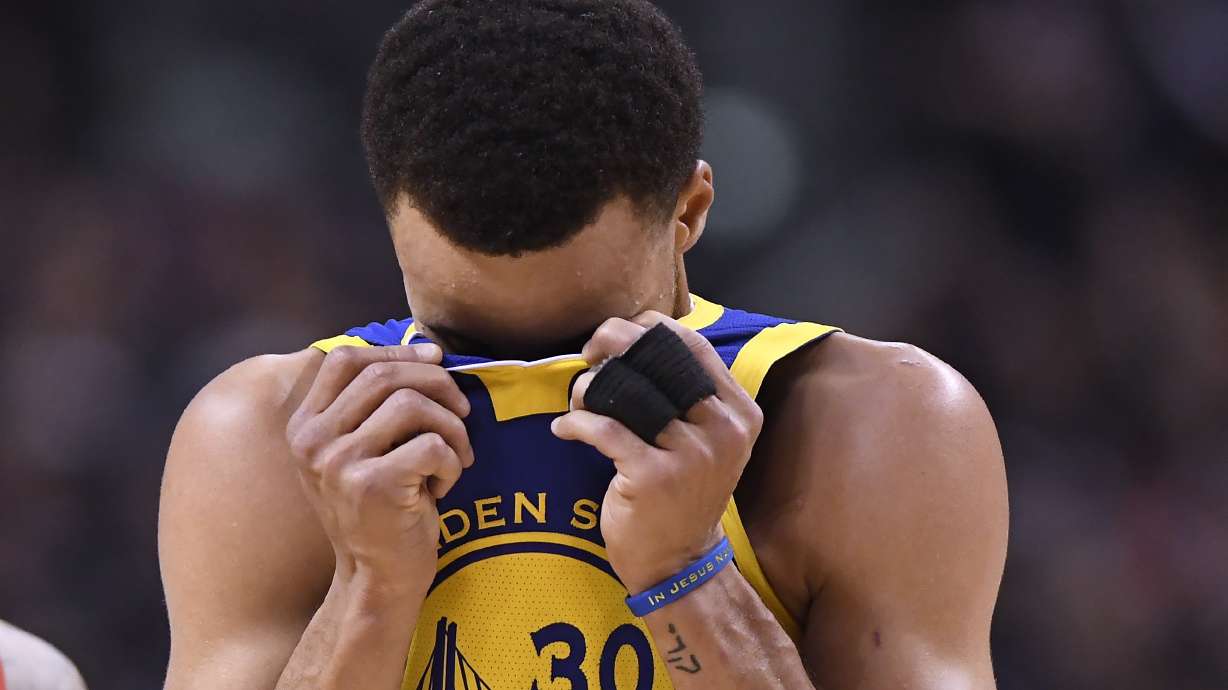 Warriors sputter at times, fall in Game 1 of NBA Finals