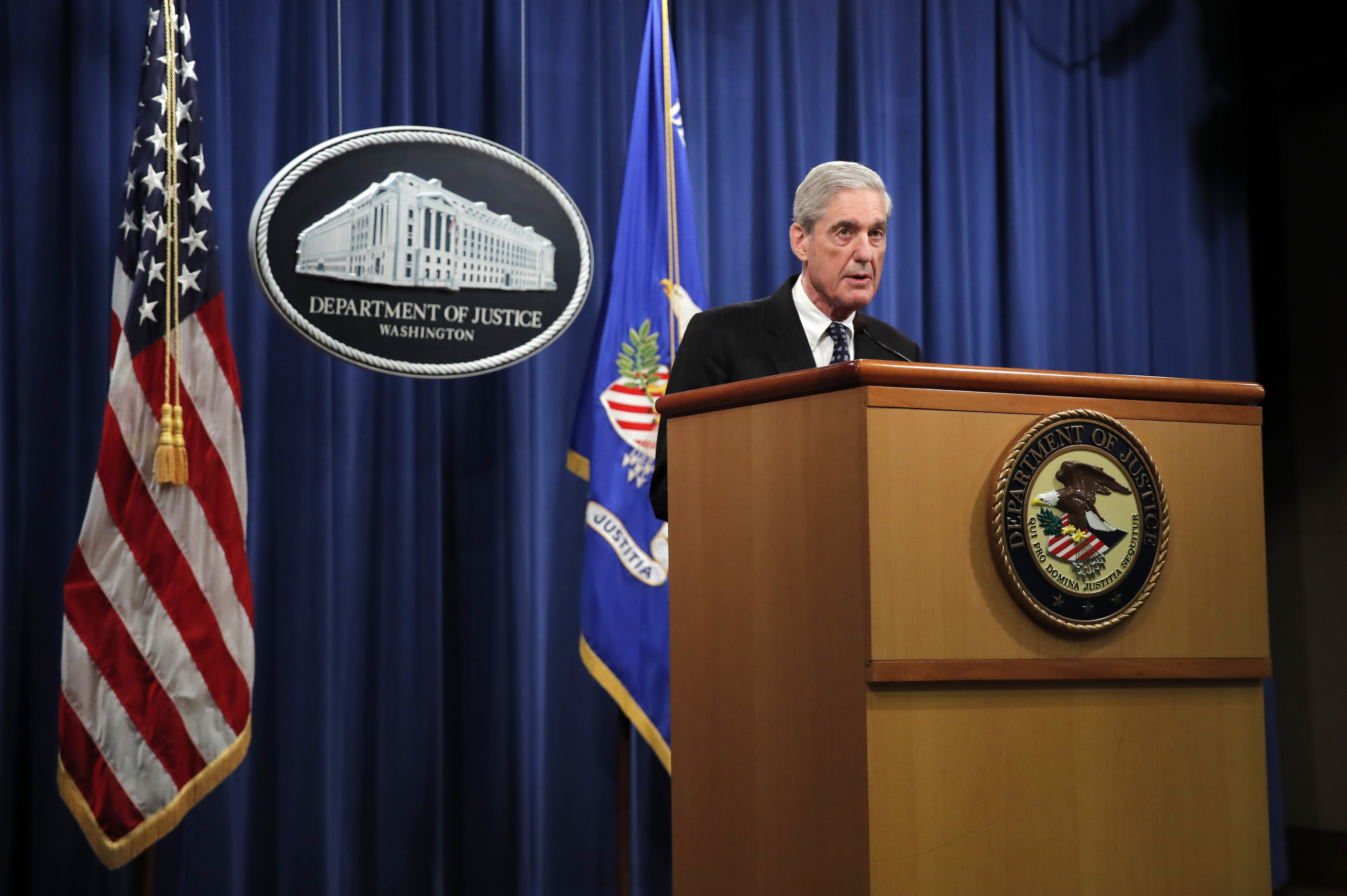 Trump attacks Mueller, denies that Russia helped him win