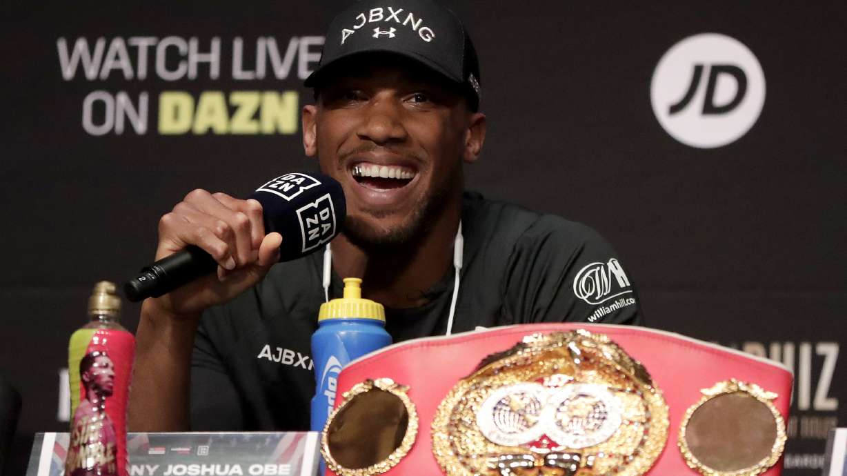 Dangerous game: Joshua fights Ruiz, with others on his mind