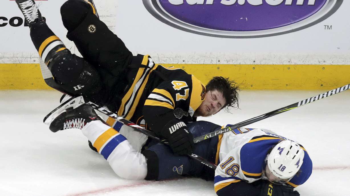 Plugging holes: Bruins' Moore ready to step in for Grzelcyk