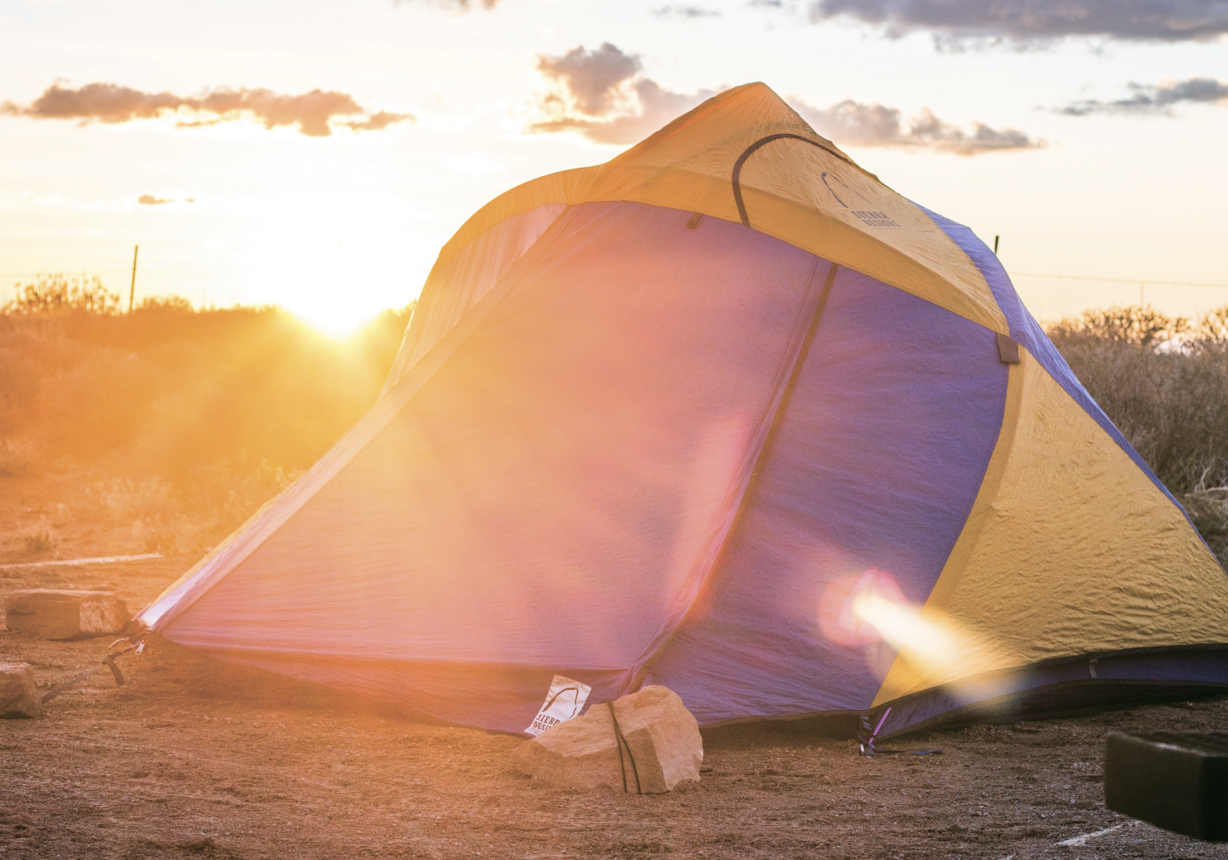 Tent on a backpacking route in Moab; Photo by Cara MacDonald, KSL.com
